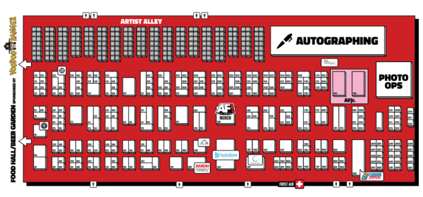 Anime Frontier 2025 - Exhibit Hall Map